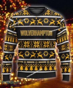 NEW Event Wolverhampton Wanderers Ugly Xmas 3D Sweater Gift For Adult - EPL Wolverhampton Wanderers Ugly Christmas Sweater For Men And Women Photo 1