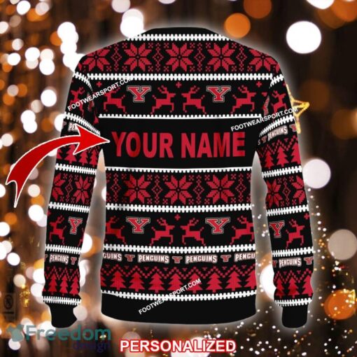 NEW Event Youngstown State Penguins Ugly Xmas Sweater Gift For Men And Women - NCAA2 Youngstown State Penguins Ugly Christmas Sweater For Men And Women Photo 2