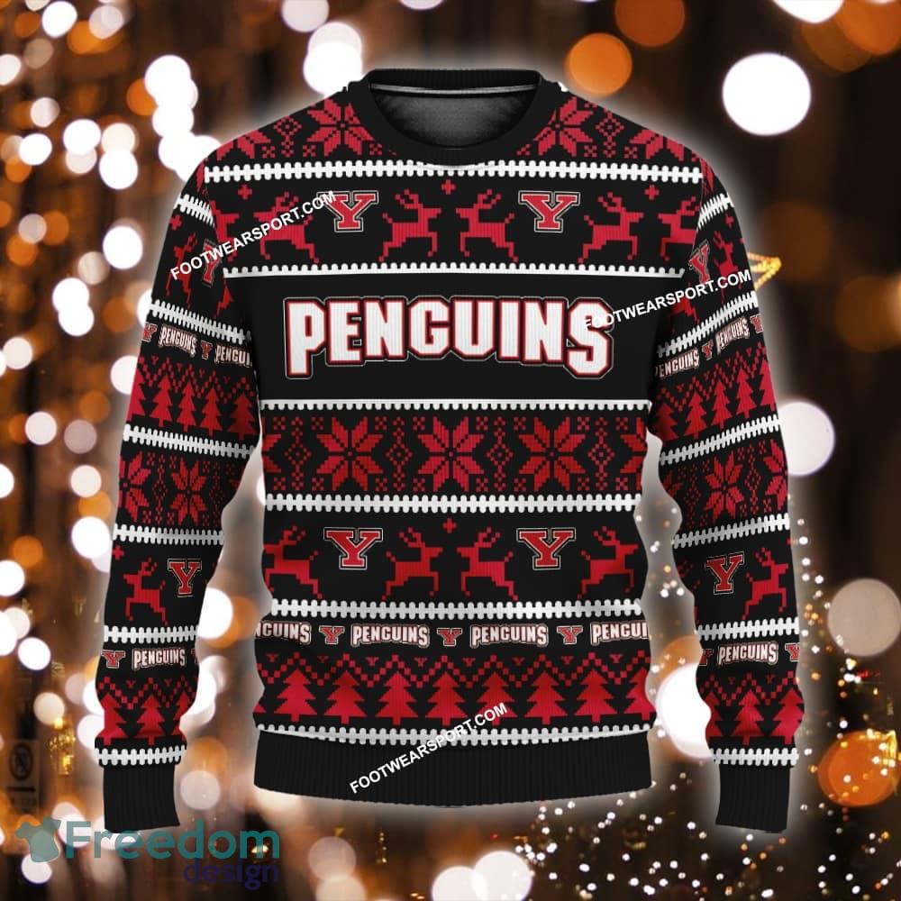 NEW Event Youngstown State Penguins Ugly Xmas Sweater Gift For Men And Women - NCAA2 Youngstown State Penguins Ugly Christmas Sweater For Men And Women Photo 1