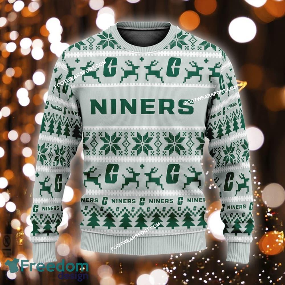 NEW Exchange Charlotte 49ers Knitted Christmas Sweater AOP Gift For Men And Women image NEW Exchange Charlotte 49ers Knitted Christmas Sweater AOP Gift For Men And Women - NCAA Charlotte 49ers Ugly Christmas Sweater For Men And Women Photo 1