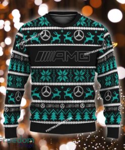 NEW Family F1 Racing Mercedes AMG PETRONAS F1 Team Ugly Christmas Sweater Gift For Adult - F1 Racing Mercedes AMG PETRONAS F1 Team Ugly Christmas Sweater For Men And Women Photo 1