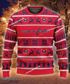 NEW Fashion Washington Capitals Ugly Christmas 3D Sweater Gift For Adult - NHL Washington Capitals Ugly Christmas Sweater For Men And Women Photo 1