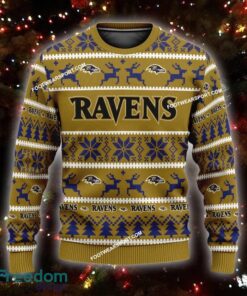 NEW Friends Baltimore Ravens Ugly Christmas 3D Sweater Gift For Adult