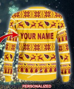 NEW Fun Arizona Cardinals Ugly Christmas Sweater Gift For Men And Women - NFL Arizona Cardinals Ugly Christmas Sweater For Men And Women Photo 2