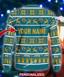 NEW Gifting Jacksonville Jaguars Ugly Xmas 3D Sweater Gift For Adult - NFL Jacksonville Jaguars Ugly Christmas Sweater For Men And Women Photo 2