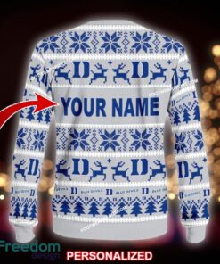 NEW Glee Duke Blue Devils Ugly Christmas 3D Sweater Gift For Adult image NEW Glee Duke Blue Devils Ugly Christmas 3D Sweater Gift For Adult - NCAA Duke Blue Devils Ugly Christmas Sweater For Men And Women Photo 2