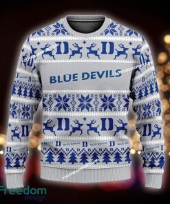 NEW Glee Duke Blue Devils Ugly Christmas 3D Sweater Gift For Adult NEW Glee Duke Blue Devils Ugly Christmas 3D Sweater Gift For Adult