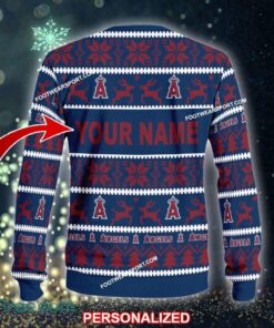 NEW Holidaywear Los Angeles Angels Ugly Christmas Sweater Gift For Men And Women - MLB Los Angeles Angels Ugly Christmas Sweater For Men And Women Photo 2