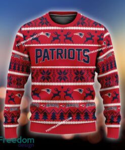 NEW Holidaywear New England Patriots Ugly Christmas Sweater Gift Holidays