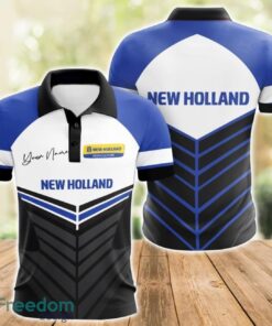 New Holland 3D Polo Shirt For Car Lover Golf Fans Gift Polo Shirt Custom Name