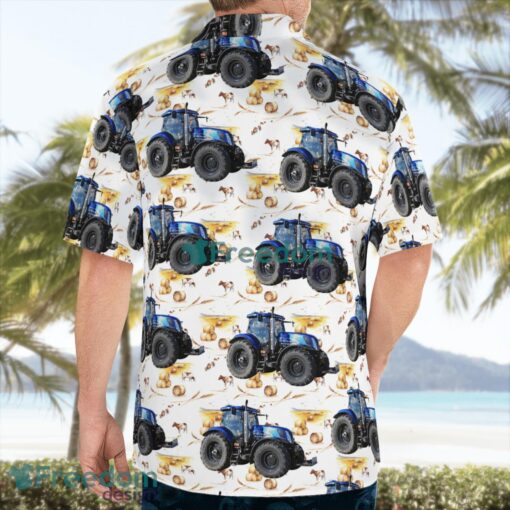 New Holland Agriculture T7070 2009 Tractor Hawaiian Shirt Men Women Beach Shirt Product Photo 2