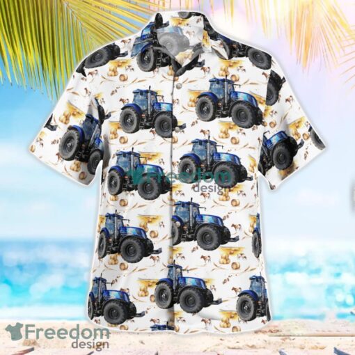 New Holland Agriculture T7070 2009 Tractor Hawaiian Shirt Men Women Beach Shirt Product Photo 3