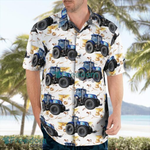 New Holland Agriculture T7070 2009 Tractor Hawaiian Shirt Men Women Beach Shirt Product Photo 4