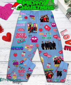 New Kids On The Block My Valentine Fleece Pajamas Set For Christmas - New Kids On The Block My Valentine Fleece Pajamas Set-2