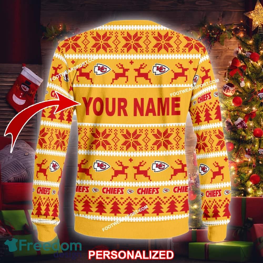 NEW Knitwear Kansas City Chiefs Ugly Christmas Sweater Gift For Men And Women image NEW Knitwear Kansas City Chiefs Ugly Christmas Sweater Gift For Men And Women - NFL Kansas City Chiefs Ugly Christmas Sweater For Men And Women Photo 2