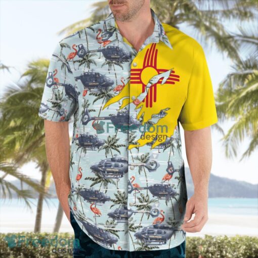 New Mexico Police Helicopter Hawaiian Shirt Beach Summer Gift Product Photo 3