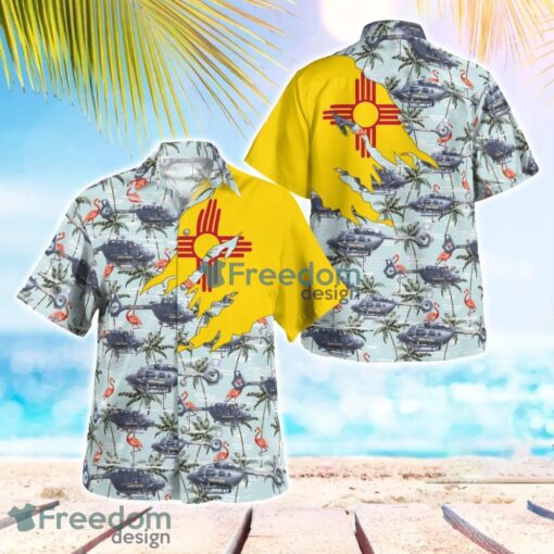 New Mexico Police Helicopter Hawaiian Shirt Beach Summer Gift Product Photo 1