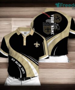 New Orleans Saints 3D Polo Shirt For Fans
