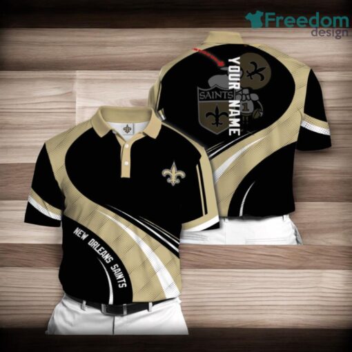 New Orleans Saints 3D Polo Shirt For Fans Product Photo 1