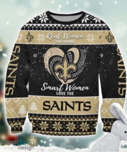 New Orleans Saints Logo Ugly Christmas Sweater For Fans Men And Women Christmas Gift Ideas Product Photo 1