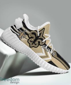 New Orleans Saints Speedsters Yeezy Running Shoes For Fans Gift Men Women - New Orleans Saints Speedsters Yeezy Boost Running Shoes_4