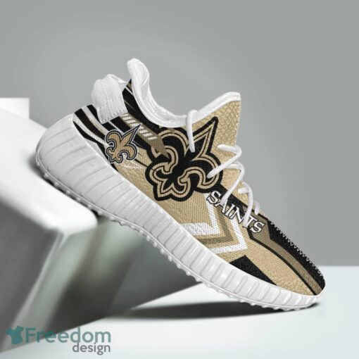 New Orleans Saints Speedsters Yeezy Running Shoes For Fans Gift Men Women - New Orleans Saints Speedsters Yeezy Boost Running Shoes_4