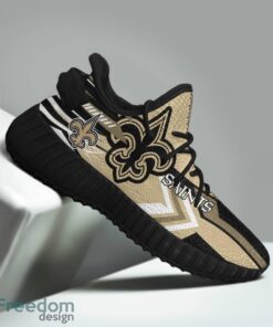 New Orleans Saints Speedsters Yeezy Running Shoes For Fans Gift Men Women - New Orleans Saints Speedsters Yeezy Boost Running Shoes_1