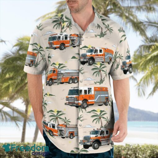 New Tripoli, Pennsylvania, New Tripoli Fire Company Hawaiian Shirt Product Photo 3