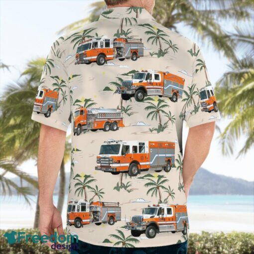 New Tripoli, Pennsylvania, New Tripoli Fire Company Hawaiian Shirt Product Photo 4