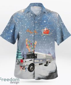 New York City Department Of Correction Christmas Hawaiian Shirt Product Photo 3