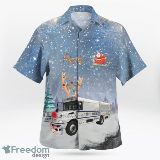 New York City Department Of Correction Christmas Hawaiian Shirt Product Photo 3