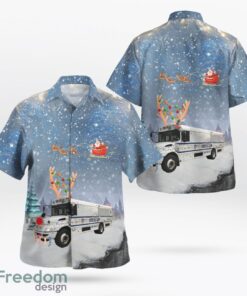 New York City Department Of Correction Christmas Hawaiian Shirt