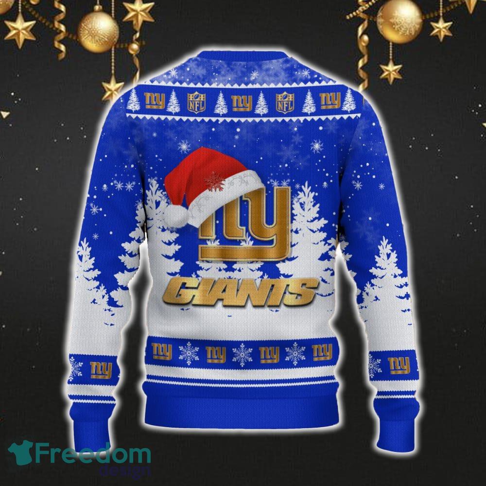 New York Giants Car For Fans 3D Sweater Ugly Christmas Santa Hat Tree Gift For Men Women image New York Giants Car For Fans 3D Sweater Ugly Christmas Santa Hat Tree Gift For Men Women - New York Giants Ugly Christmas Sweater_3