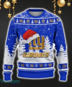 New York Giants Car For Fans 3D Sweater Ugly Christmas Santa Hat Tree Gift For Men Women New York Giants Car For Fans 3D Sweater Ugly Christmas Santa Hat Tree Gift For Men Women