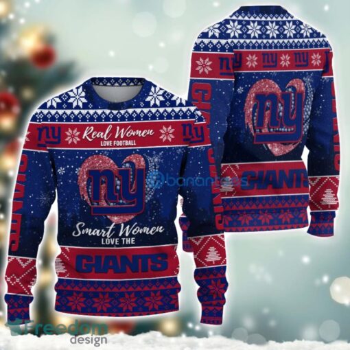 New York Giants Logo Ugly Christmas Sweater For Fans Men And Women Christmas Gift Ideas Product Photo 2