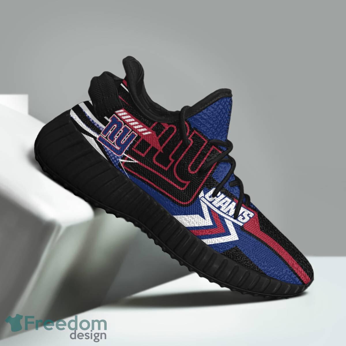 New York Giants Speedsters Yeezy Running Shoes For Fans Gift Men Women image New York Giants Speedsters Yeezy Running Shoes For Fans Gift Men Women - New York Giants Speedsters Yeezy Boost Running Shoes_2
