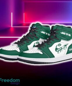 New York Jets Air Jordan Hightop Shoes New Custom Name For Fans Gift Sneaker - New York Jets Air Jordan Hightop Shoes Photo 5