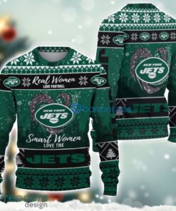 New York Jets Logo Ugly Christmas Sweater For Fans Men And Women Christmas Gift Ideas Product Photo 2