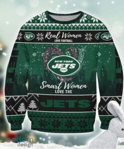 New York Jets Logo Ugly Christmas Sweater For Fans Men And Women Christmas Gift Ideas