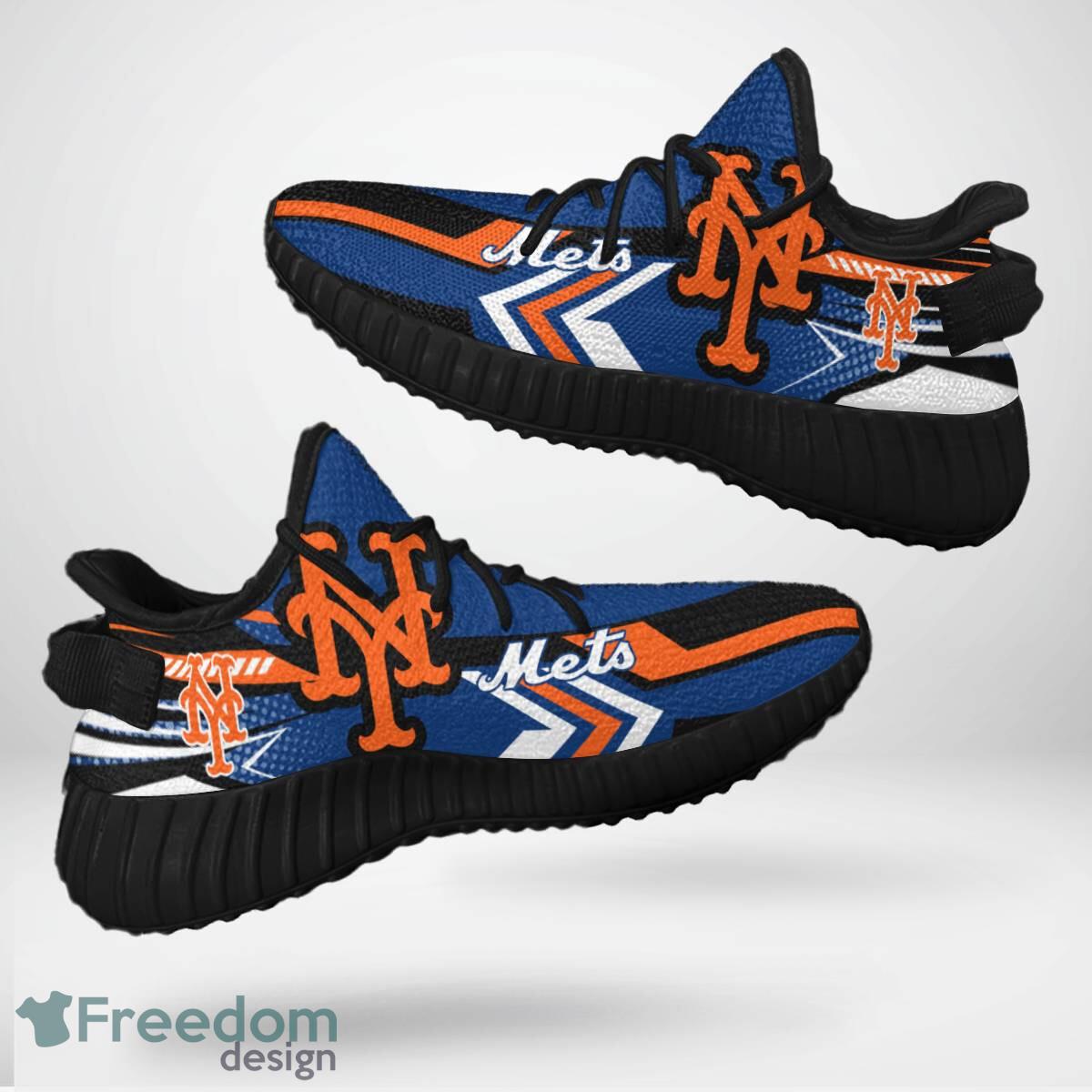 New York Mets Speedsters Yeezy Running Shoes For Fans Gift Men Women - New York Mets Speedsters Yeezy Boost Running Shoes_3