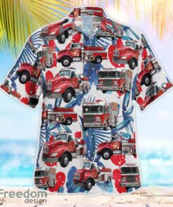 New York West Sand Lake Fire Department Beach Shirt For Team Product Photo 2