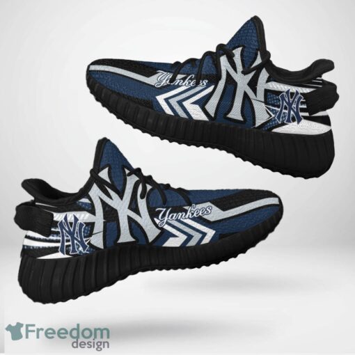 New York Yankees Speedsters Yeezy Running Shoes For Fans Gift Men Women - New York Yankees Speedsters Yeezy Boost Running Shoes_2