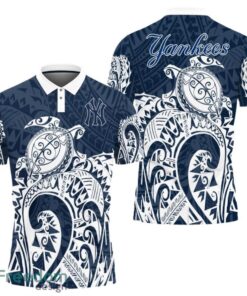 New York Yankees Turtle Polynesian Pattern Polo Shirt