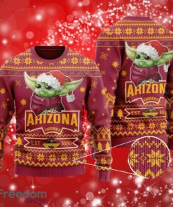 NFL Arizona Cardinals Cute Baby Yoda Grogu Christmas Full Over Print Gifts Christmas 3D Sweater Shirt