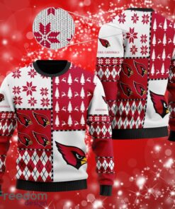 NFL Arizona Cardinals Logo Christmas Full Over Print Gifts Christmas 3D Sweater Shirt