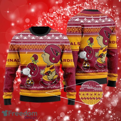 NFL Arizona Cardinals Logo Sweater Christmas Full Over Print Gifts Christmas 3D Sweater Shirt Product Photo 1