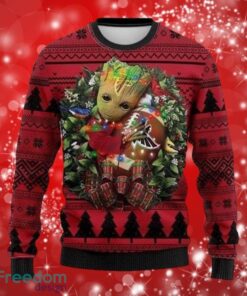 NFL Atlanta Falcons Groot Hug Christmas Full Over Print Gifts Christmas 3D Sweater Shirt