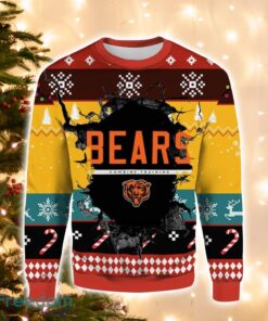 NFL Chicago Bears Combine Training Christmas Gift Ugly Christmas Sweater For Men And Women