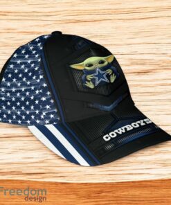 Nfl Classic Cap 3D Dallas Cowboys Classic Cap 3D Baby Yoda New Fashion