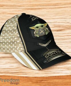 Nfl Classic Cap 3D New Orleans Saints Classic Cap 3D Baby Yoda New Fashion